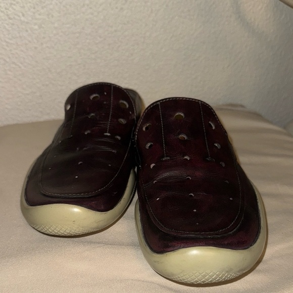 Prada Men\'s Burgundy Loafers size 7